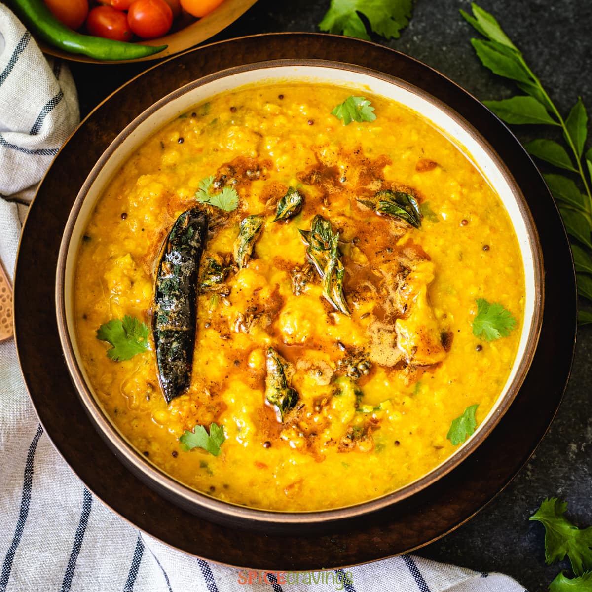 North Indian vegetarian curries – available for dine-in